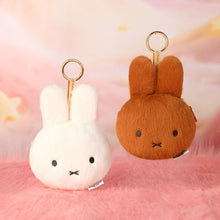 Load image into Gallery viewer, Miffy Plush Purse Keychain - White