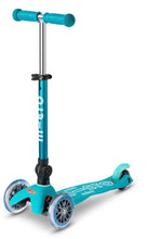 Load image into Gallery viewer, Micro Mini Micro Deluxe Foldable 3 Wheel Scooter Aqua