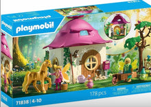 Load image into Gallery viewer, Playmobil Fairy Home With Golden Unicorn 71838