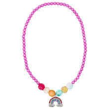 Load image into Gallery viewer, Pink Poppy Rainbow Colour Blast Necklace & Bracelet Set