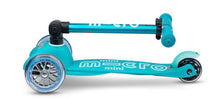 Load image into Gallery viewer, Micro Mini Micro Deluxe Foldable 3 Wheel Scooter Aqua