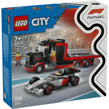 Load image into Gallery viewer, Lego F1 Display Truck with Audi F1 Race Car 60493