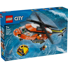 Load image into Gallery viewer, Lego City Coast Guard Helicopter 60503