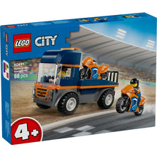 Load image into Gallery viewer, Lego City Motorcycle Transporter 60491