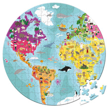 Load image into Gallery viewer, Janod Puzzle World Map 208 Pieces