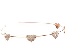 Load image into Gallery viewer, Great Pretenders Boutique Rhinestone Heart Headband