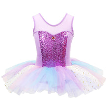 Load image into Gallery viewer, Pink Poppy DisneyThe Little Mermaid Sparkle Tiered Tutu Dress 3-4