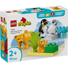 Load image into Gallery viewer, Lego Duplo Wild Animal Families Penguins & Lions 10442