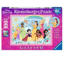 Load image into Gallery viewer, Ravensburger -  Disney Princess Strong and Brave 100 Pieces (Glitter)