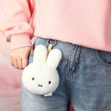 Load image into Gallery viewer, Miffy Plush Purse Keychain - White