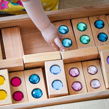 Load image into Gallery viewer, Papoose Wooden Full Double Gem Set of Blocks