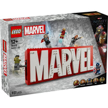 Load image into Gallery viewer, Lego Marvel MARVEL Logo & Minifigures 76313