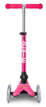 Load image into Gallery viewer, Micro Mini Micro Deluxe Foldable 3 Wheel Scooter Pink