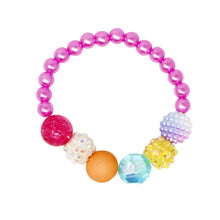 Load image into Gallery viewer, Pink Poppy Rainbow Colour Blast Necklace & Bracelet Set