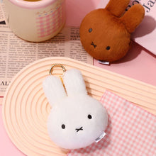 Load image into Gallery viewer, Miffy Plush Purse Keychain - White