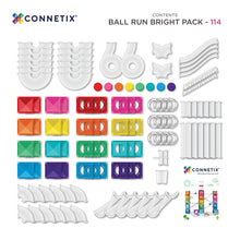 Load image into Gallery viewer, Connetix Bright Ball Run Pack 114pc