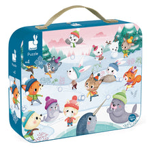 Load image into Gallery viewer, Janod Puzzle Snowball Fight 36 Pieces