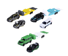 Load image into Gallery viewer, Majorette Mercedes-AMG Deluxe Trailer Assorted