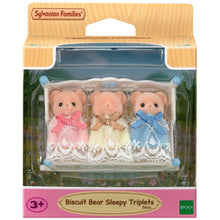 Load image into Gallery viewer, Sylvanian Families Biscuit Bear Sleepy Triplets