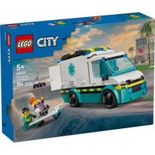 Load image into Gallery viewer, Lego City Emergency Ambulance 60451