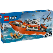 Load image into Gallery viewer, Lego City Coast Guard Rescue Boat & Helicopter 60504