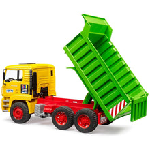 Load image into Gallery viewer, Bruder 50th Anniversary Man TGA Tip Up Truck
