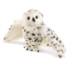 Load image into Gallery viewer, Folkmanis Snowy Owl Puppet
