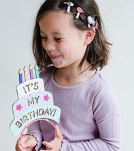 Load image into Gallery viewer, Mimi & Lula Birthday Cake Headdress