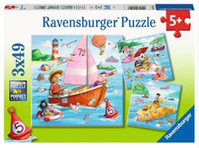 Load image into Gallery viewer, Ravensburger Water Vehicles 3x49