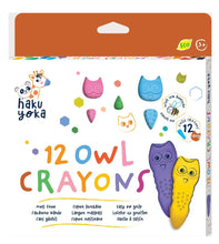 Load image into Gallery viewer, Haku Yoka 12 Owl Crayons