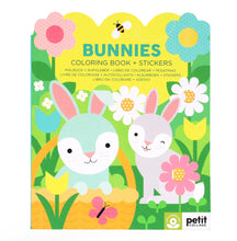Load image into Gallery viewer, Bunnies Colouring Book and Stickers