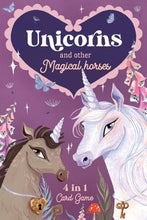 Load image into Gallery viewer, Unicorn and other Magical Horses 4 in 1 Card Game