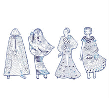 Load image into Gallery viewer, Djeco Les Demoiselles Colouring - Laura & Friends