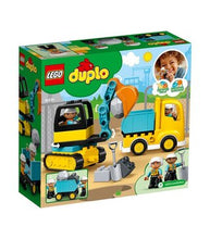 Load image into Gallery viewer, Lego Duplo Truck & Tracked Excavator 10931