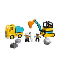 Load image into Gallery viewer, Lego Duplo Truck & Tracked Excavator 10931
