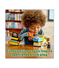 Load image into Gallery viewer, Lego Duplo Truck & Tracked Excavator 10931
