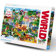 Load image into Gallery viewer, Crocodile Creek World Collage 1000 pc Puzzle
