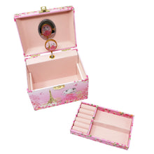 Load image into Gallery viewer, Claris the Chicest Mouse in Paris Pearl Musical Jewellery Box