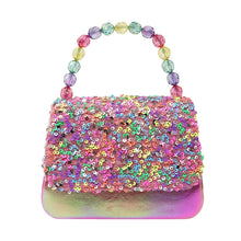 Load image into Gallery viewer, Pink Poppy Sparkly Sequin Handbag