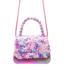 Load image into Gallery viewer, Pink Poppy Mermaid Sparkly Sequin Handbag