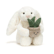 Load image into Gallery viewer, Jellycat Bashful Bunny with Plant