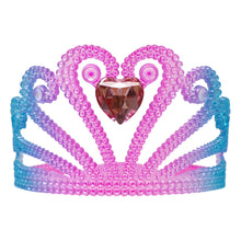 Load image into Gallery viewer, Pink Poppy Shimmering Mermaid Jewel Heart Crown
