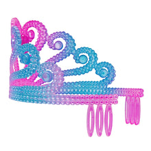 Load image into Gallery viewer, Pink Poppy Shimmering Mermaid Jewel Heart Crown