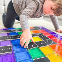 Load image into Gallery viewer, Learn & Grow Magnetic Tile Toppers - Roads 40 pack