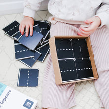 Load image into Gallery viewer, Learn & Grow Magnetic Tile Toppers - Roads 40 pack