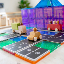 Load image into Gallery viewer, Learn & Grow Magnetic Tile Toppers - Roads 40 pack