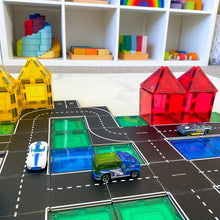 Load image into Gallery viewer, Learn & Grow Magnetic Tile Toppers - Roads 40 pack