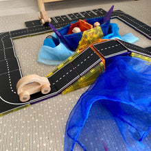 Load image into Gallery viewer, Learn & Grow Magnetic Tile Toppers - Roads 40 pack