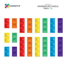 Load image into Gallery viewer, Connetix Rainbow Rectangle Pack