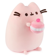 Load image into Gallery viewer, Pusheen Snackable Cherry Macaron Squisheen